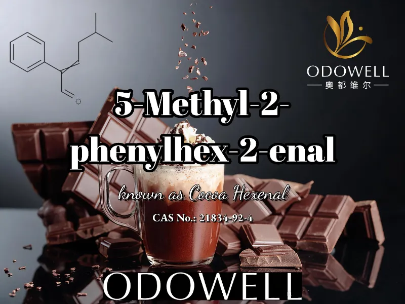 ODOWELL कोको, चकलेट र मोचा अनुप्रयोगहरूको लागि 5-Methyl-2-phenylhex-2-enal सिफारिस गर्दछ।