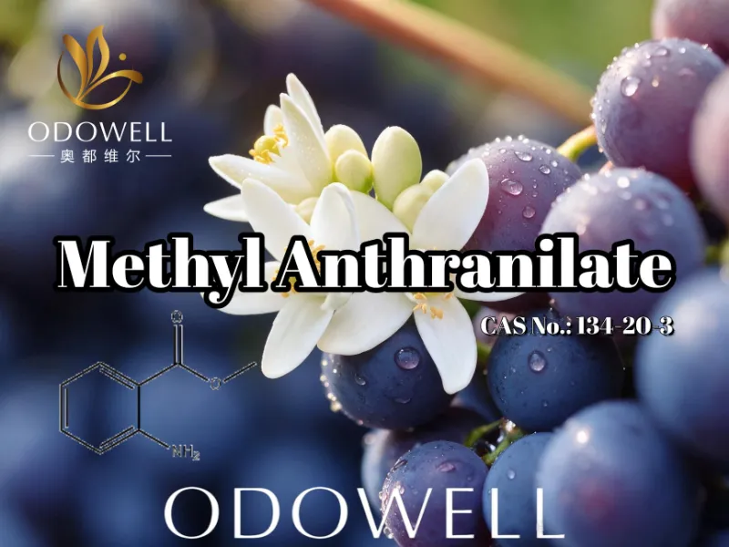ODOWELL ले अंगूर, सुन्तला ब्लोसम र नेरोली अनुप्रयोगहरूको लागि मिथाइल एन्थ्रानिलेट सिफारिस गर्दछ।
