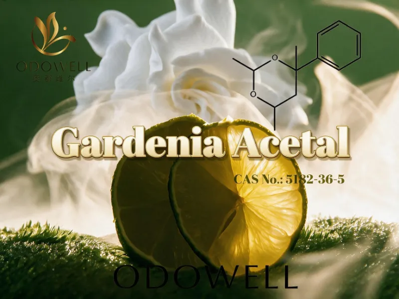 ODOWELL ले ताजा सिट्रस-गार्डेनिया सुगन्ध अनुप्रयोगहरूको लागि गार्डेनिया एसिटल सिफारिस गर्दछ।